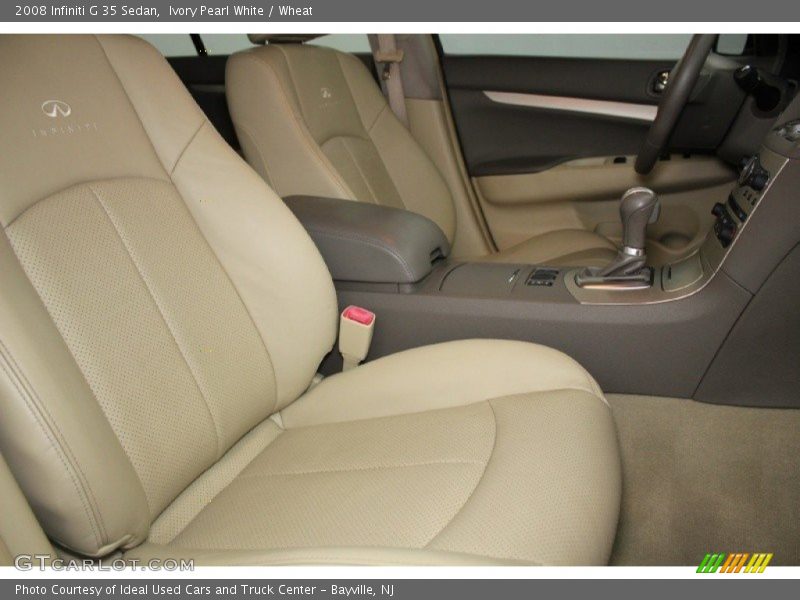 Ivory Pearl White / Wheat 2008 Infiniti G 35 Sedan
