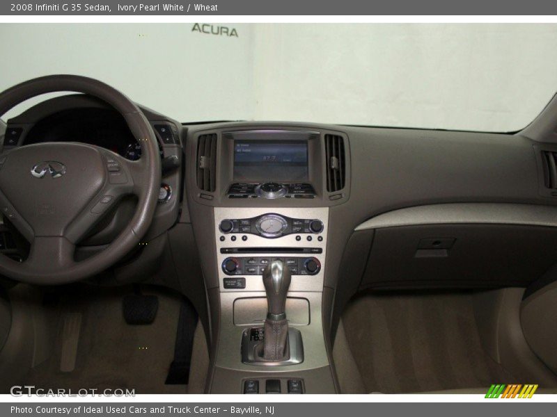 Ivory Pearl White / Wheat 2008 Infiniti G 35 Sedan