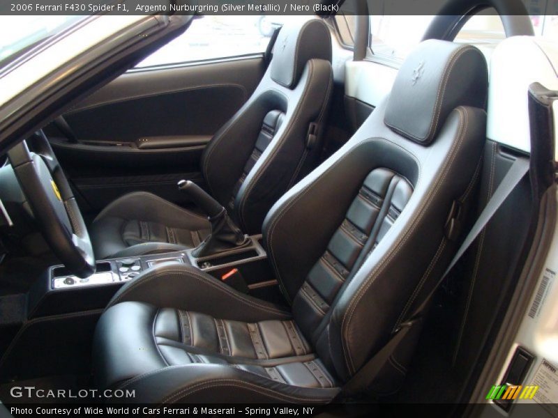 Front Seat of 2006 F430 Spider F1