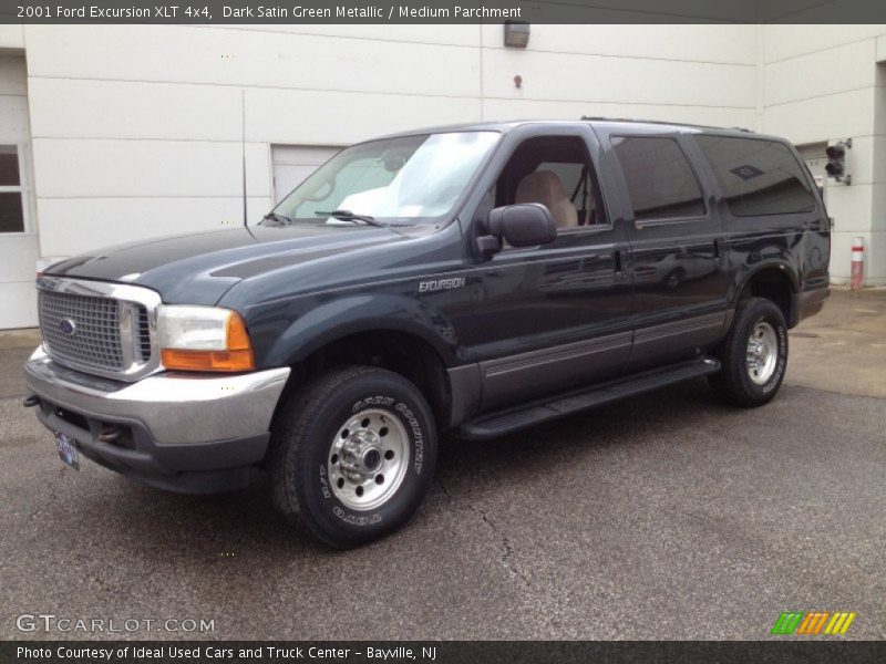 Dark Satin Green Metallic / Medium Parchment 2001 Ford Excursion XLT 4x4