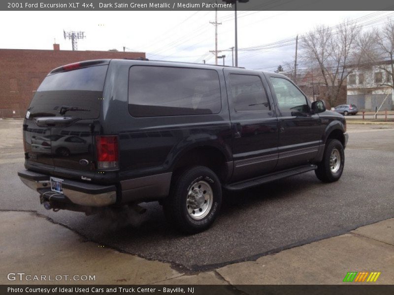 Dark Satin Green Metallic / Medium Parchment 2001 Ford Excursion XLT 4x4