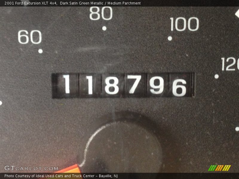 Dark Satin Green Metallic / Medium Parchment 2001 Ford Excursion XLT 4x4