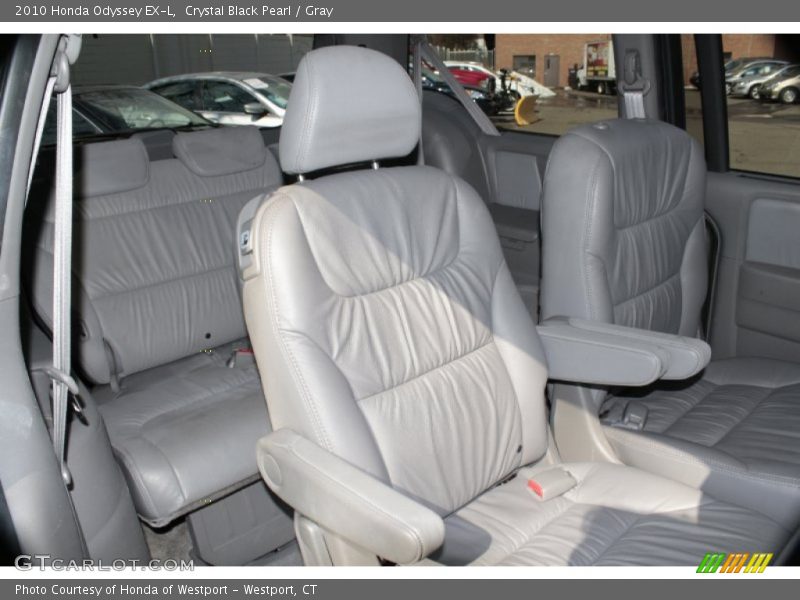Crystal Black Pearl / Gray 2010 Honda Odyssey EX-L