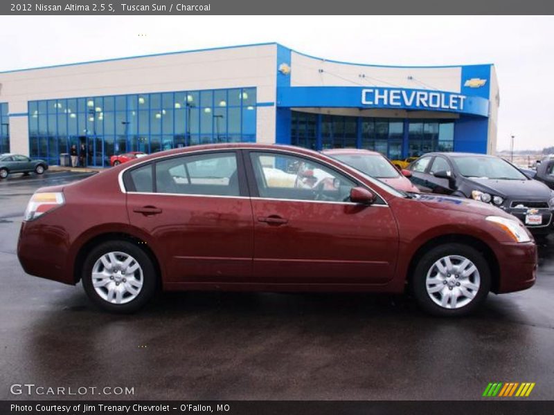 Tuscan Sun / Charcoal 2012 Nissan Altima 2.5 S