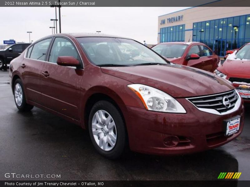Tuscan Sun / Charcoal 2012 Nissan Altima 2.5 S
