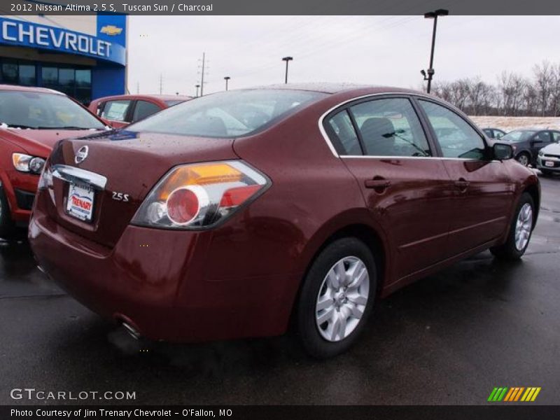 Tuscan Sun / Charcoal 2012 Nissan Altima 2.5 S