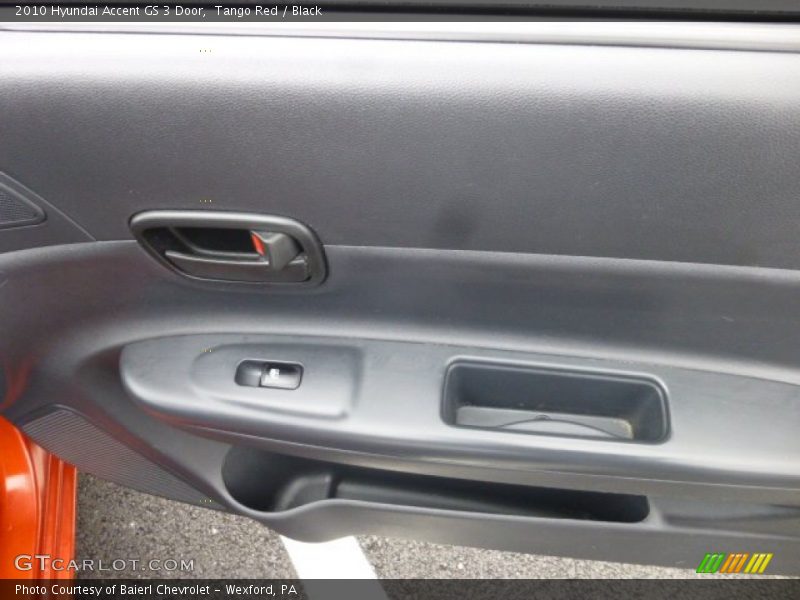 Tango Red / Black 2010 Hyundai Accent GS 3 Door