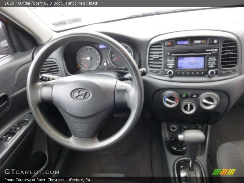 Dashboard of 2010 Accent GS 3 Door