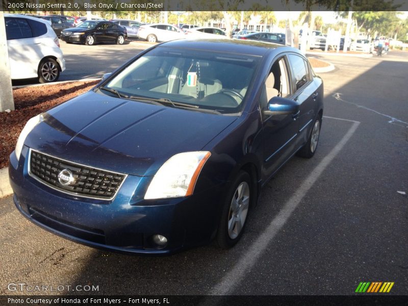 Blue Onyx / Charcoal/Steel 2008 Nissan Sentra 2.0
