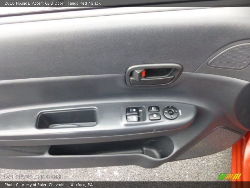 Tango Red / Black 2010 Hyundai Accent GS 3 Door
