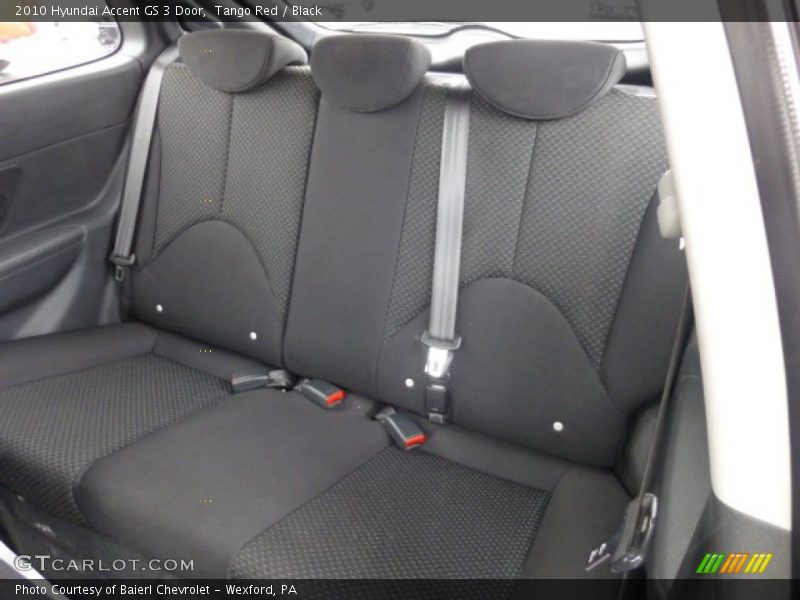 Rear Seat of 2010 Accent GS 3 Door
