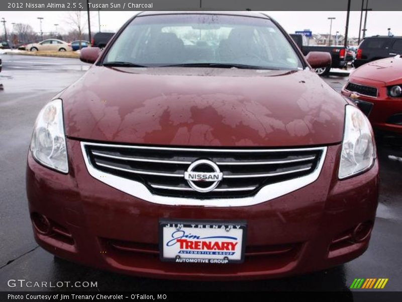 Tuscan Sun / Charcoal 2012 Nissan Altima 2.5 S