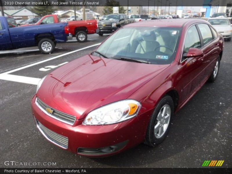 Red Jewel Tintcoat / Neutral 2010 Chevrolet Impala LT