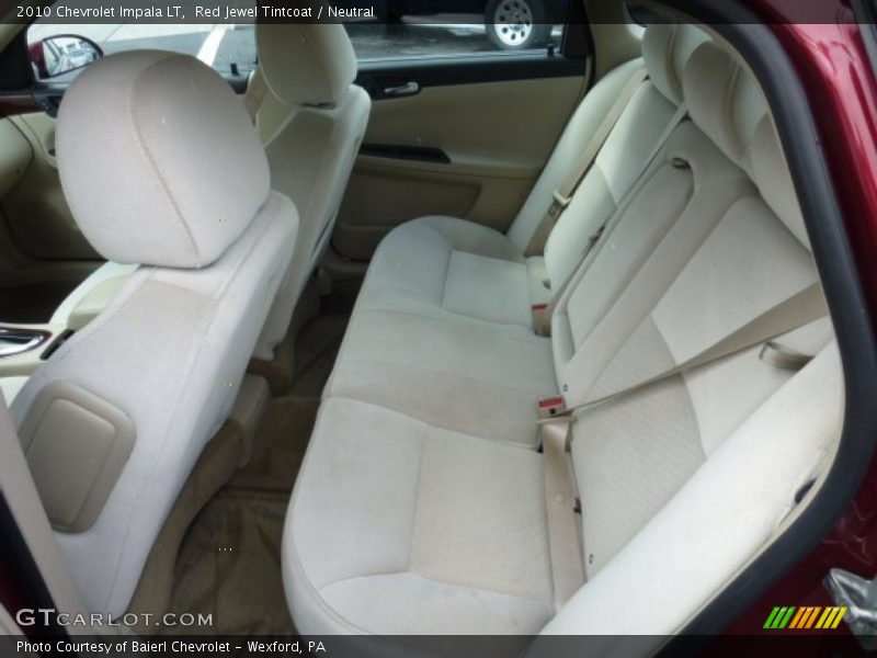 Rear Seat of 2010 Impala LT