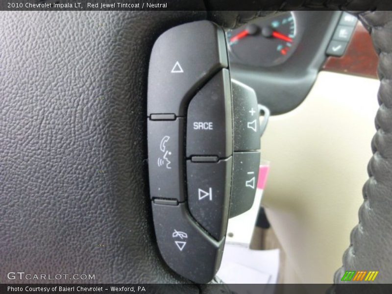 Controls of 2010 Impala LT