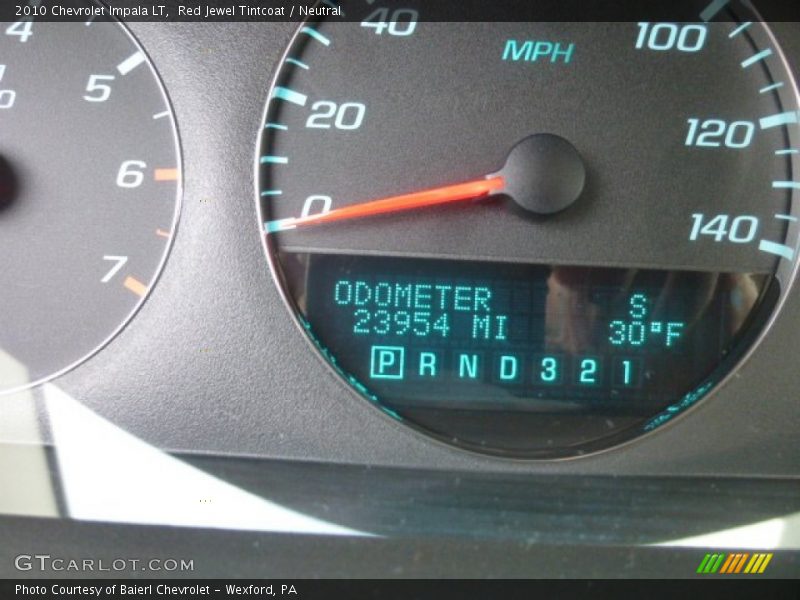 Red Jewel Tintcoat / Neutral 2010 Chevrolet Impala LT