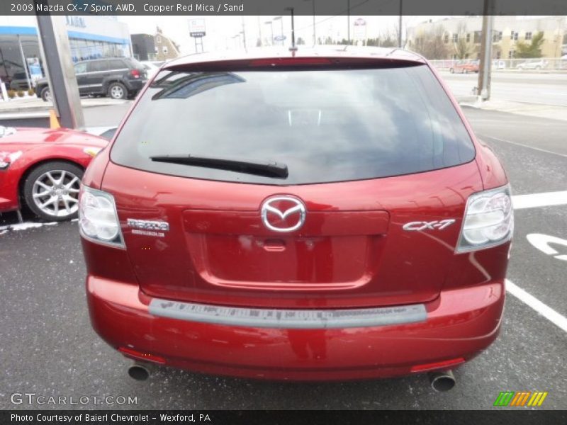 Copper Red Mica / Sand 2009 Mazda CX-7 Sport AWD