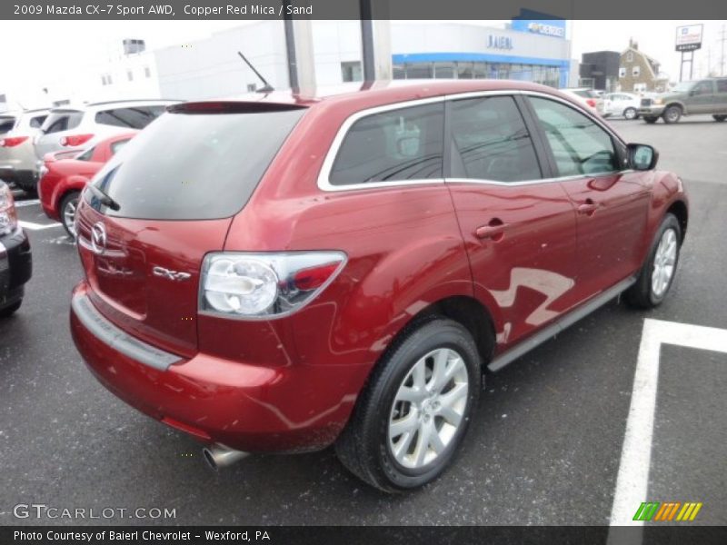 Copper Red Mica / Sand 2009 Mazda CX-7 Sport AWD