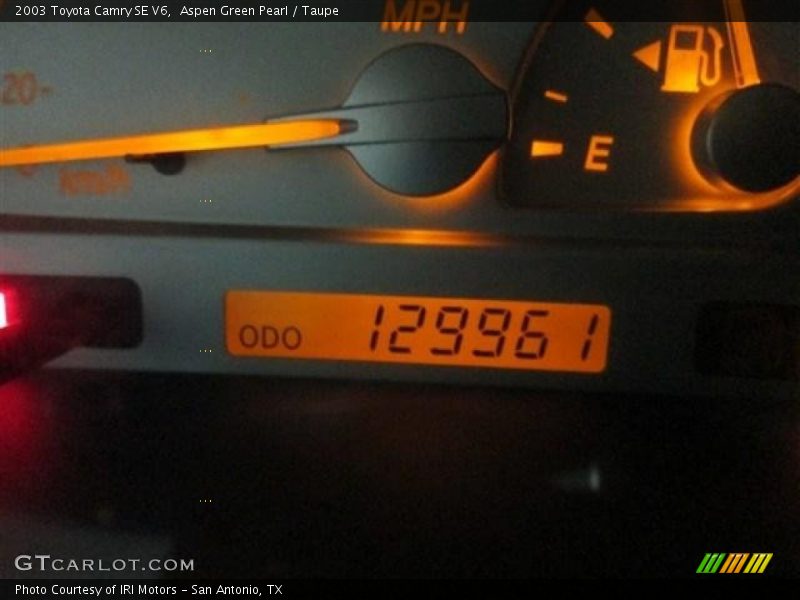 Aspen Green Pearl / Taupe 2003 Toyota Camry SE V6