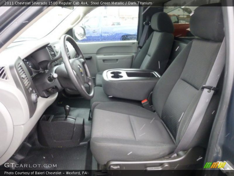 Front Seat of 2011 Silverado 1500 Regular Cab 4x4