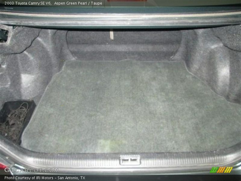 Aspen Green Pearl / Taupe 2003 Toyota Camry SE V6