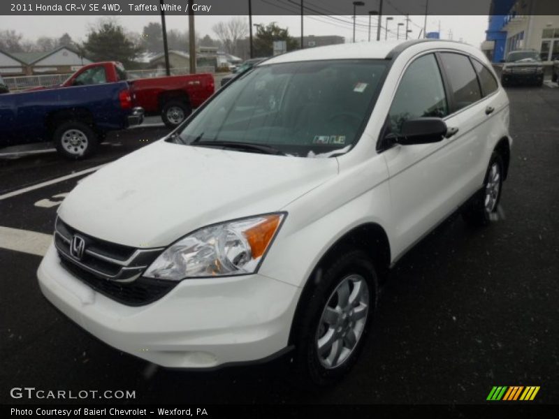 Taffeta White / Gray 2011 Honda CR-V SE 4WD