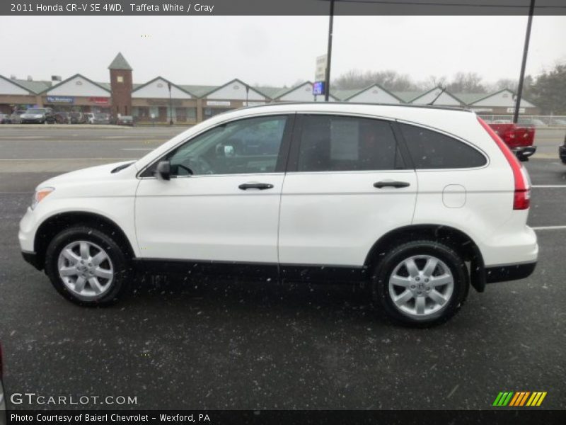 Taffeta White / Gray 2011 Honda CR-V SE 4WD