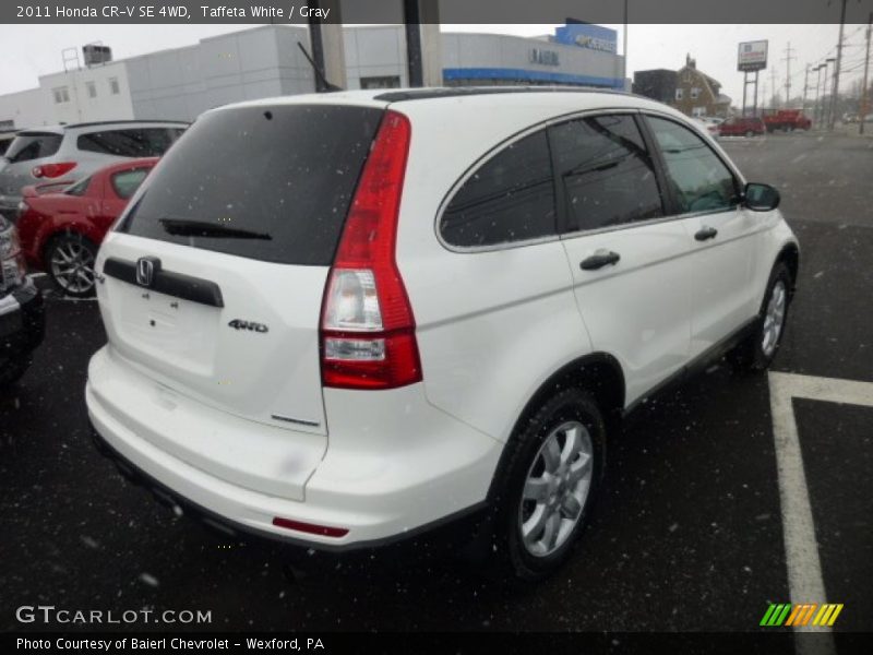 Taffeta White / Gray 2011 Honda CR-V SE 4WD
