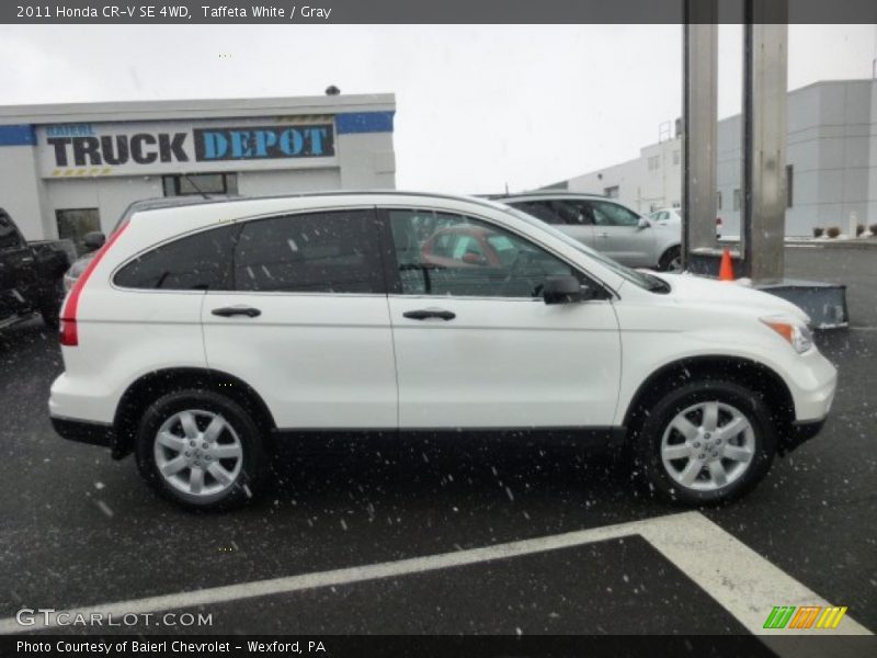 Taffeta White / Gray 2011 Honda CR-V SE 4WD