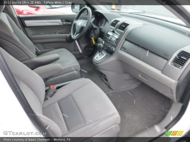 Taffeta White / Gray 2011 Honda CR-V SE 4WD
