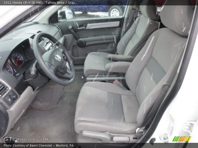 Taffeta White / Gray 2011 Honda CR-V SE 4WD