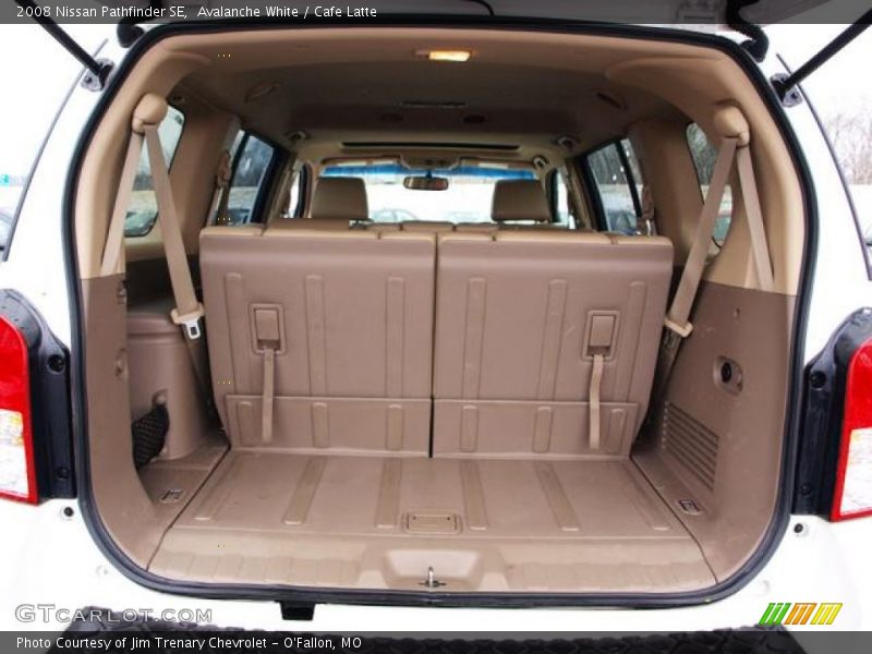 Avalanche White / Cafe Latte 2008 Nissan Pathfinder SE