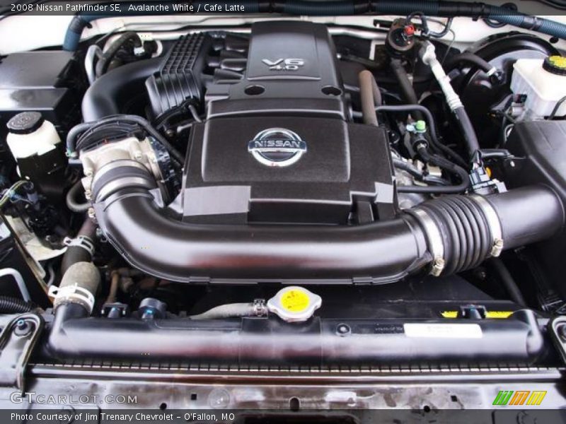 Avalanche White / Cafe Latte 2008 Nissan Pathfinder SE