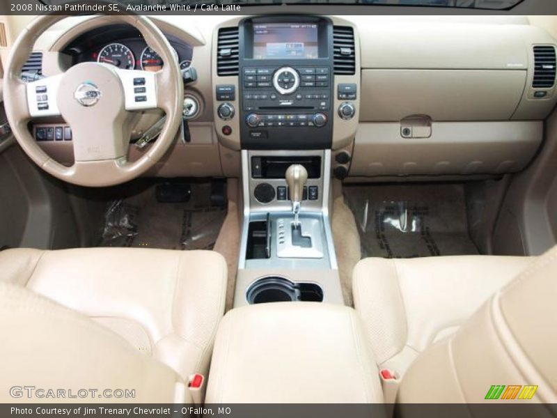 Avalanche White / Cafe Latte 2008 Nissan Pathfinder SE