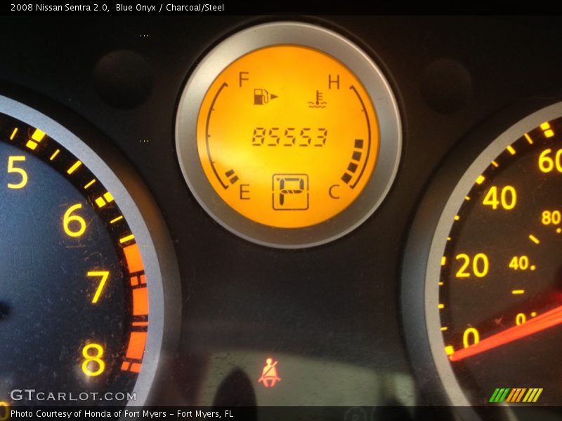 Blue Onyx / Charcoal/Steel 2008 Nissan Sentra 2.0