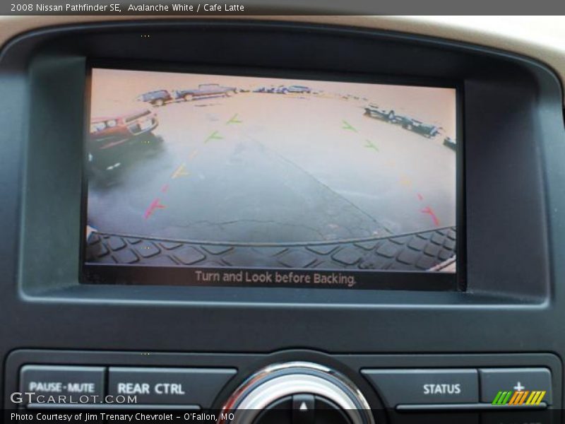 Avalanche White / Cafe Latte 2008 Nissan Pathfinder SE