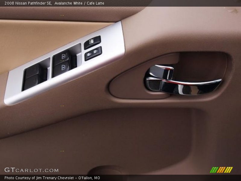 Avalanche White / Cafe Latte 2008 Nissan Pathfinder SE