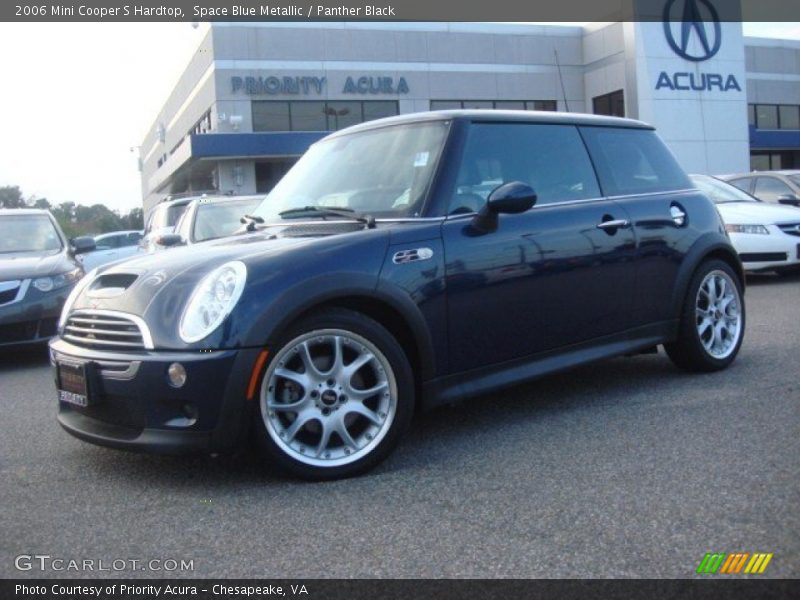 Space Blue Metallic / Panther Black 2006 Mini Cooper S Hardtop