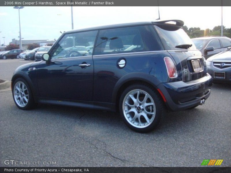 Space Blue Metallic / Panther Black 2006 Mini Cooper S Hardtop