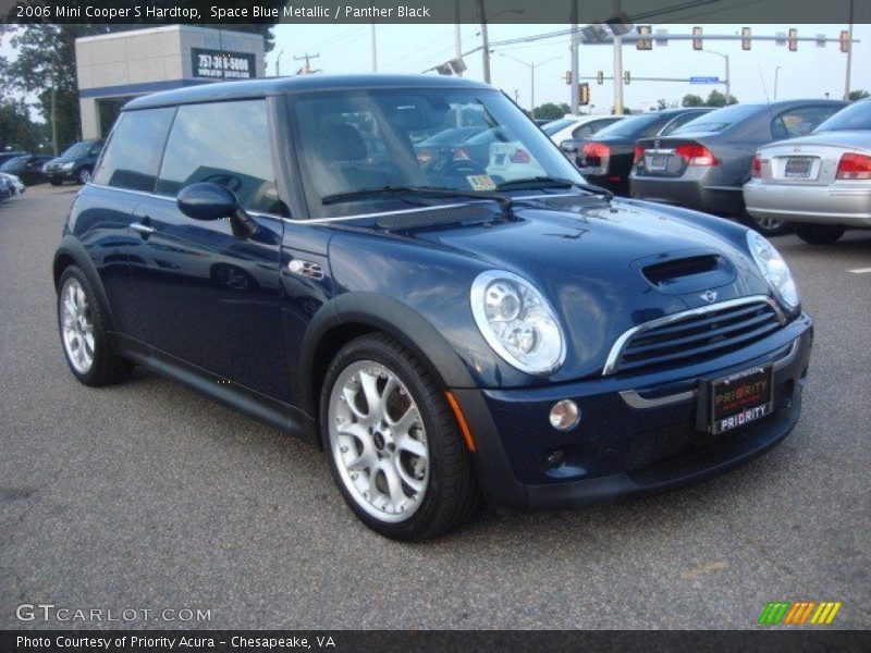 Space Blue Metallic / Panther Black 2006 Mini Cooper S Hardtop