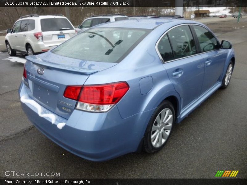 Sky Blue Metallic / Off Black 2010 Subaru Legacy 2.5i Limited Sedan