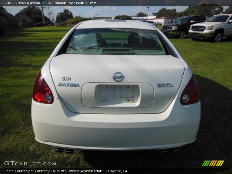 Winter Frost Pearl / Frost 2007 Nissan Maxima 3.5 SL
