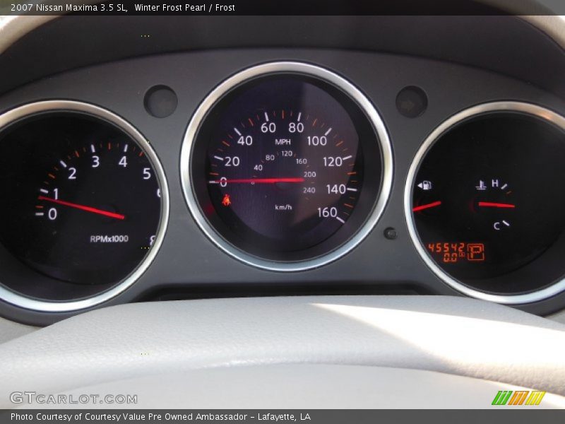  2007 Maxima 3.5 SL 3.5 SL Gauges