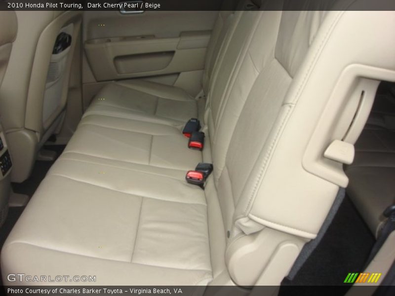Rear Seat of 2010 Pilot Touring