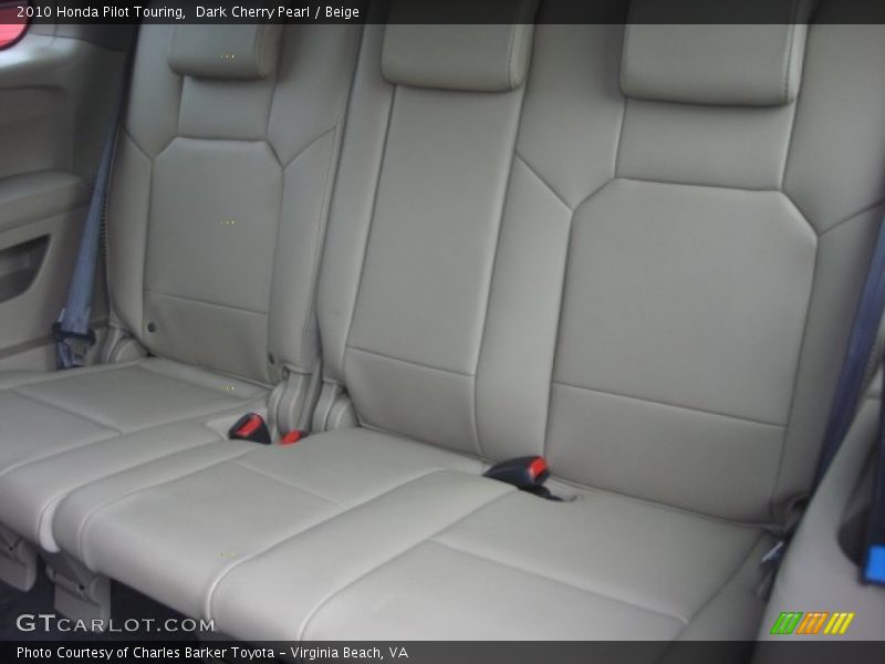 Dark Cherry Pearl / Beige 2010 Honda Pilot Touring