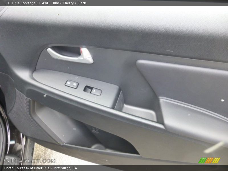Black Cherry / Black 2013 Kia Sportage EX AWD