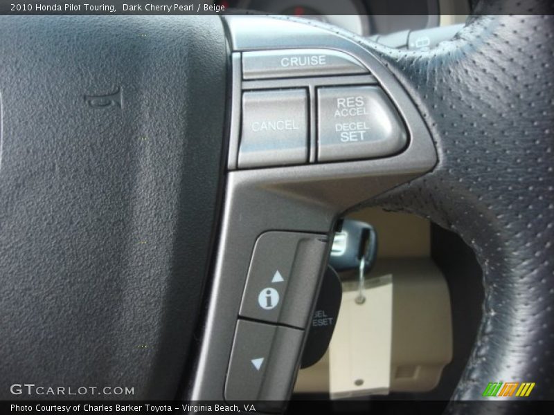 Controls of 2010 Pilot Touring