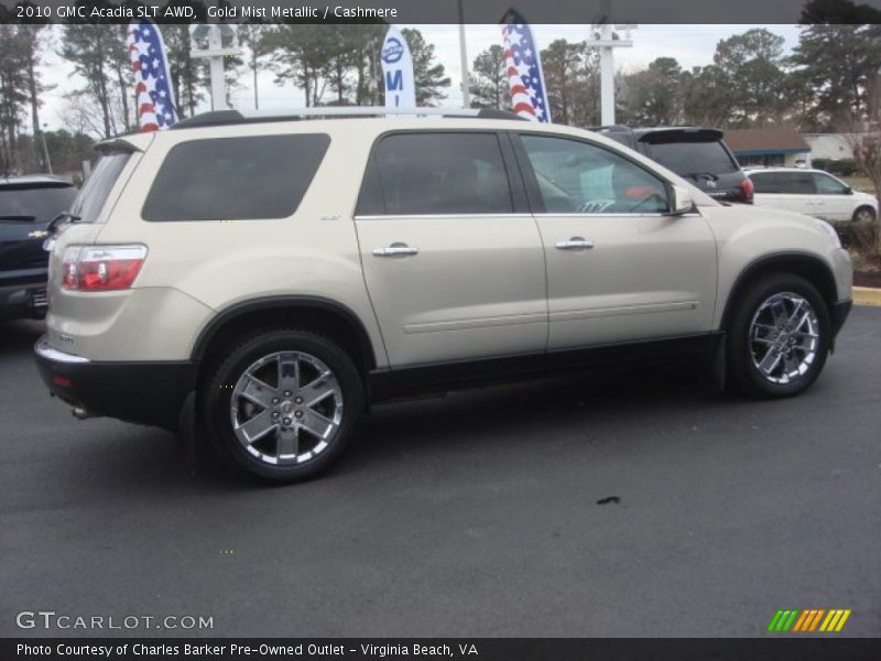  2010 Acadia SLT AWD Gold Mist Metallic