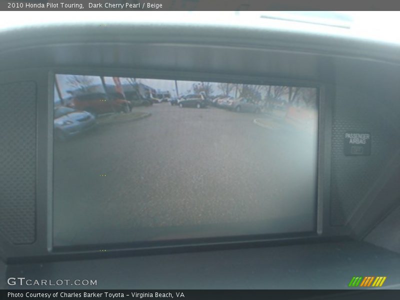 Dark Cherry Pearl / Beige 2010 Honda Pilot Touring