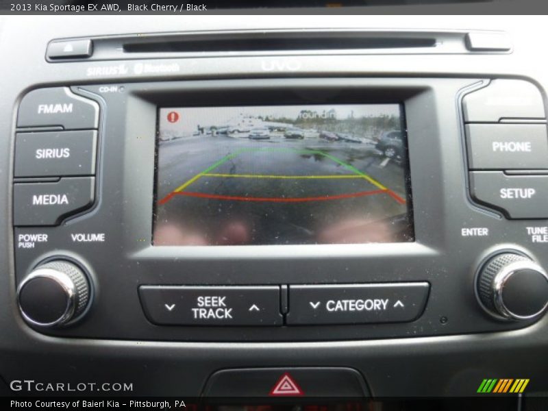 Black Cherry / Black 2013 Kia Sportage EX AWD